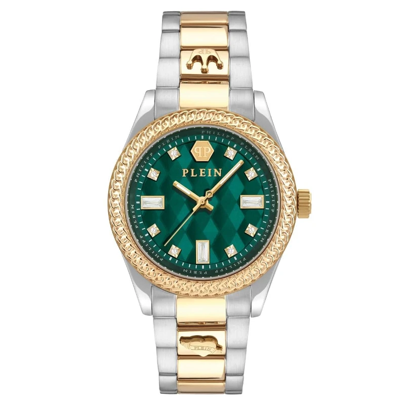 Philipp Plein Women's Analogue Quarz Watch with Stainless Steel Strap PWCDA0524