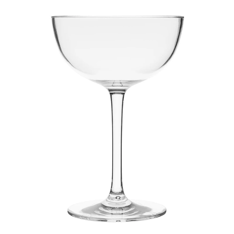 Olympia Kristallon Polycarbonate Cocktail Glasses 250ml (12 Pack) - Drinkware, Kitchen, Bar, Liquor Glasses Set DM271