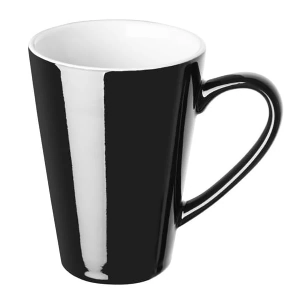 Olympia Olympia Cafe Latte Cup Black - 340ml 11.5fl oz (Box 12)