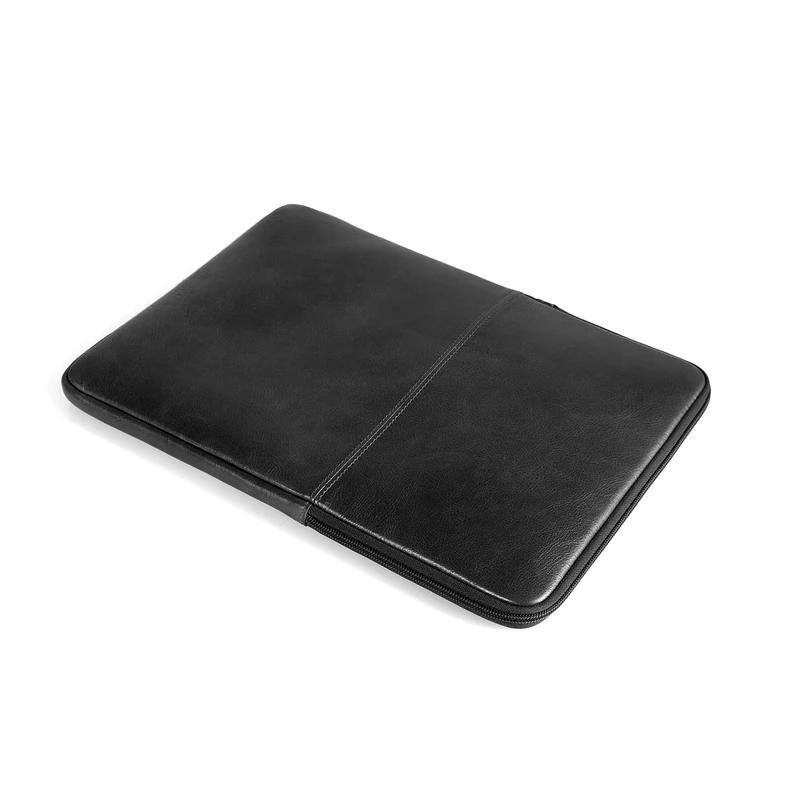 MegaGear Monterey Top Grain Leather Laptop Sleeve Bag Case Compatible with MacBook Pro & Air, 15-16 Inch, Genuine Slim Travel Office Style (2020-2024 - M1, M2, M3 Pro & Max)