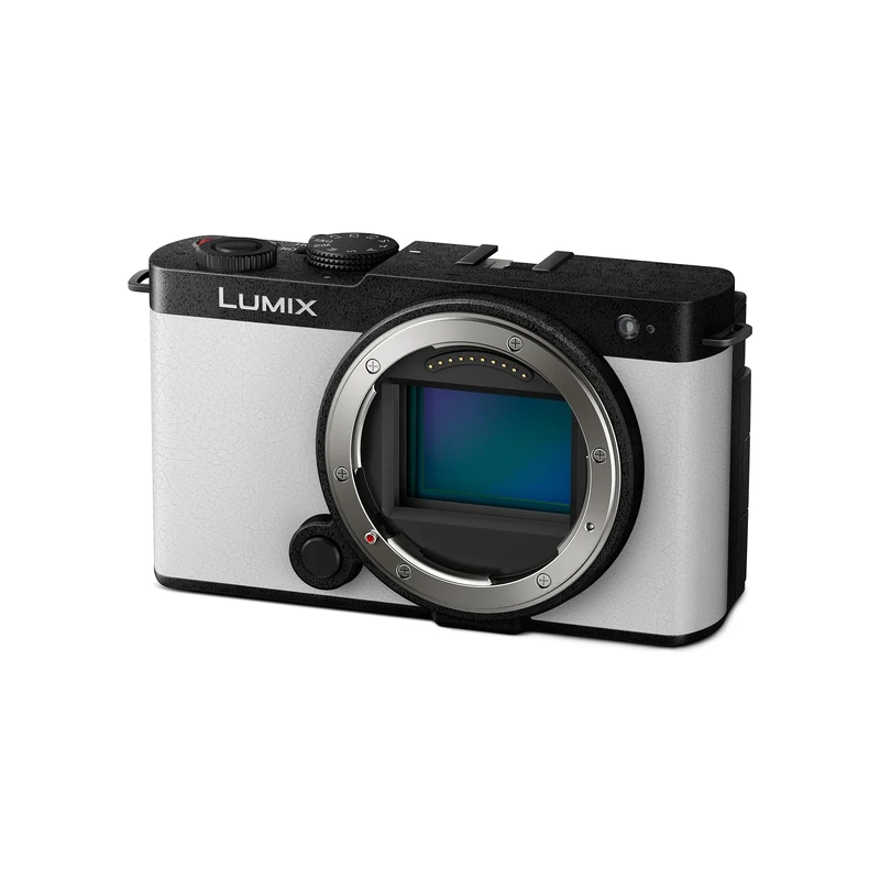 Panasonic Lumix S9, Full Frame Mirrorless Open Gate Vlogging Camera, Smokey White, Body Only, 24.2MP, 6K /4K Video, 779 Point PDAF, Image Stabilisation, Free-Angle Screen, 5Ghz WiFi