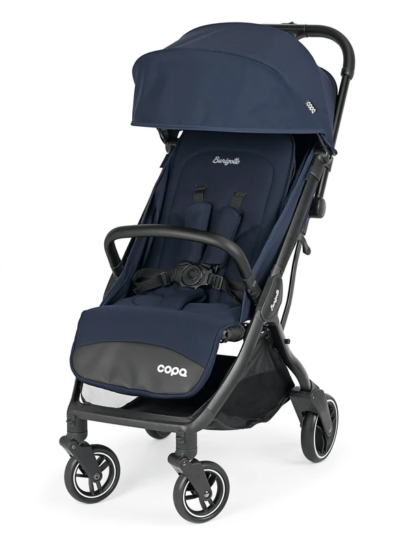 Burigotto Copa Blue Stroller That Closes Itself! Approved from Birth (up to 22 kg) - Image 1