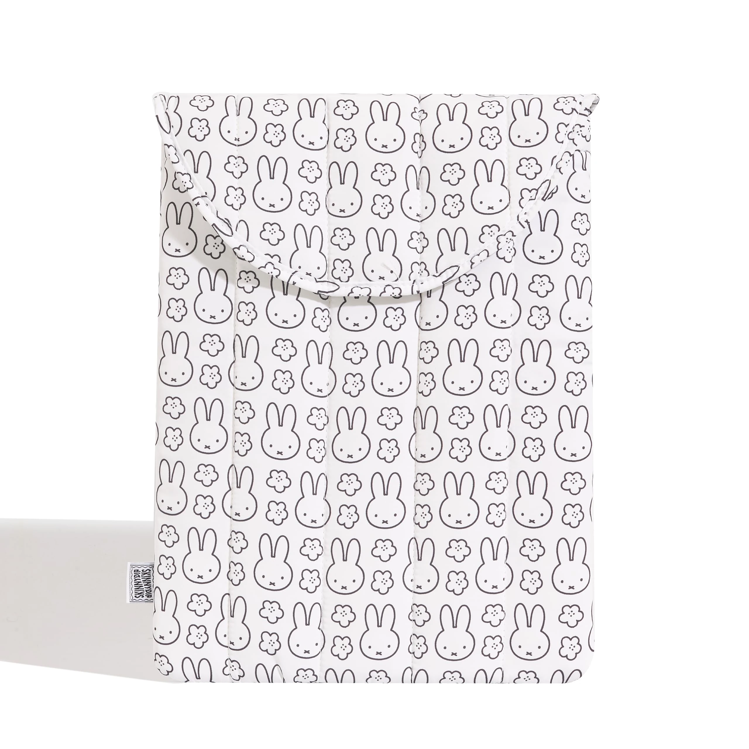 Skinnydip Miffy Laptop Sleeve Case - 16" Inch Protective Soft Padded Zipper Cover, Cushioned Inside for Protection, Premium Material, Stylish Laptop Bag for Work and Travel