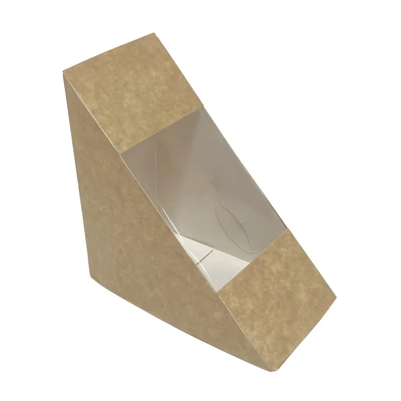 Fiesta Recyclable Deep Sandwich Wedge with PET Window (Pack 500)