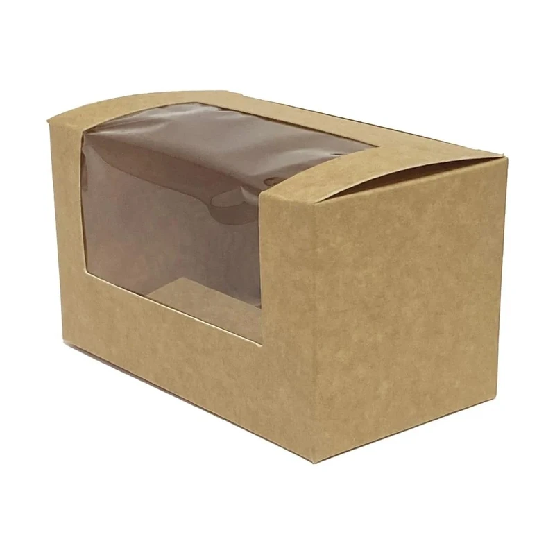 Fiesta Recyclable Bloomer Box with PET Window (Pack 500)