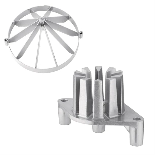 Spare Blade and Pusher for Vogue Fruit Wedger 10 sections - Aluminium & Stainless Steel Fruits Slicer Cutter Blades Replacement AJ482