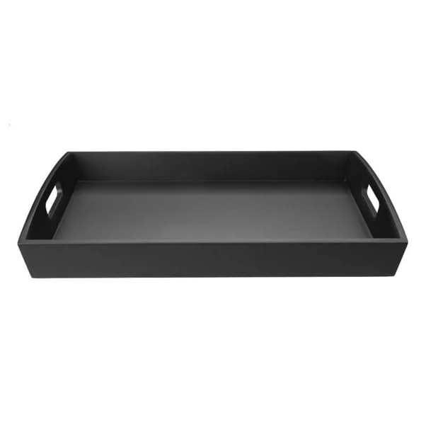 Olympia Bamboo Black Large Serving Tray - 510x350x70mm