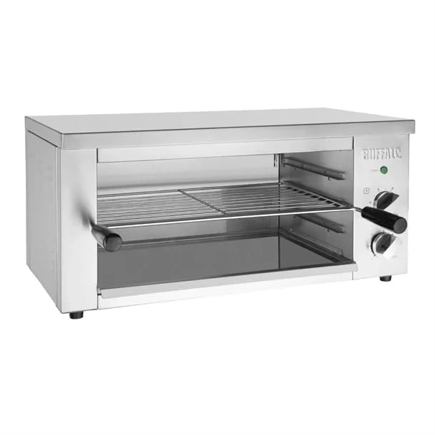 Buffalo Salamander Grill - Stainless Steel Broiler, Mini Oven, Toaster (3 Racks, Rapid heat-up, Dial Thermostat Control) for Restaurants, Catering, Events CJ753
