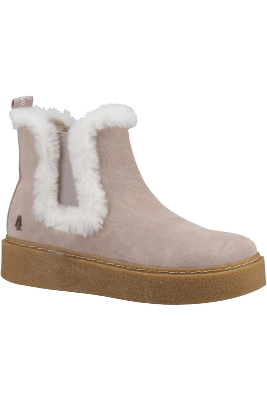 Hush Puppies Female Bella Ankle Boots - Natural - Size 3