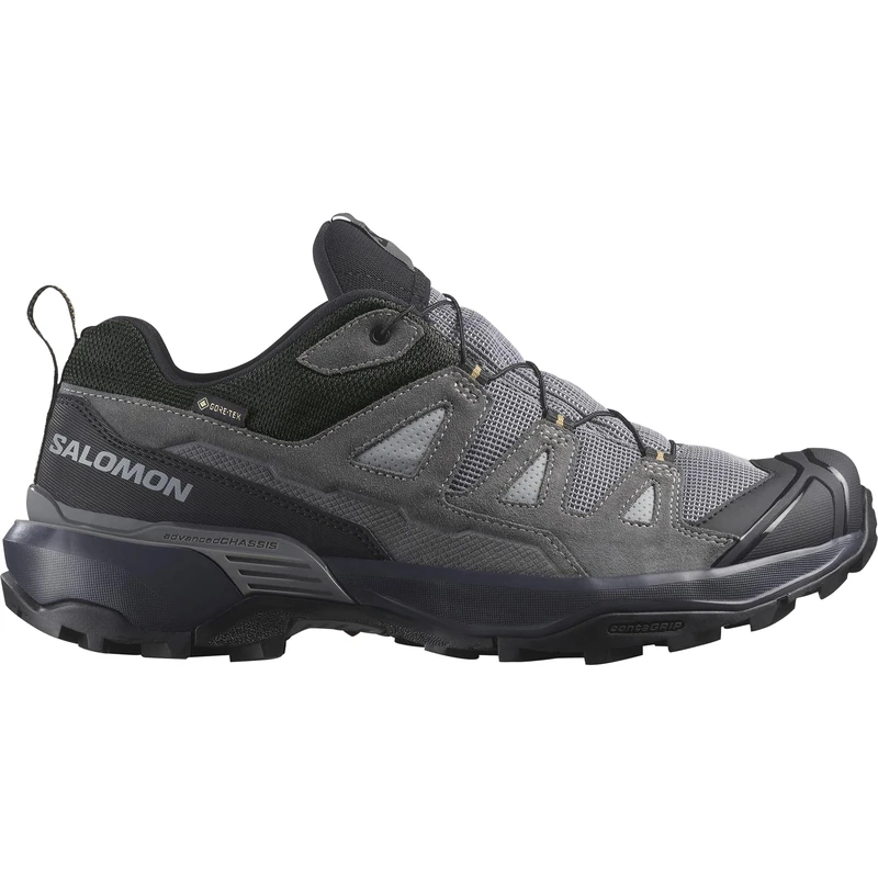 Salomon X Ultra 360 Leather Gore Tex, Men's Waterproof Hiking Shoes, with Full Lateral Stability Contagrip Grip for All Terrains Grey - Image 1