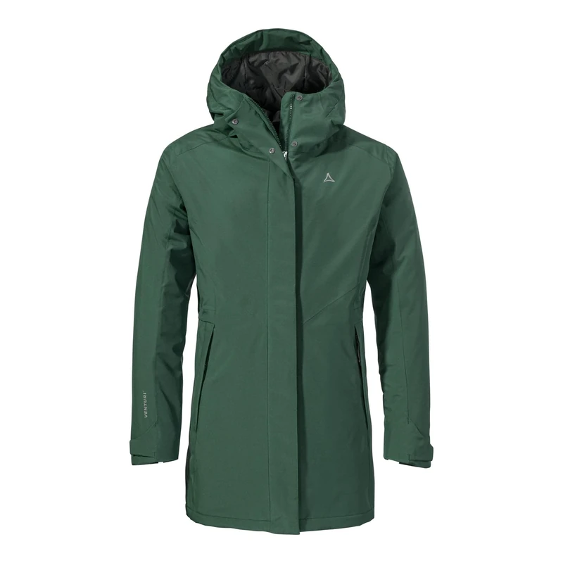 Schöffel Women's Parka Style Froda WMS, Dark Jade, 40