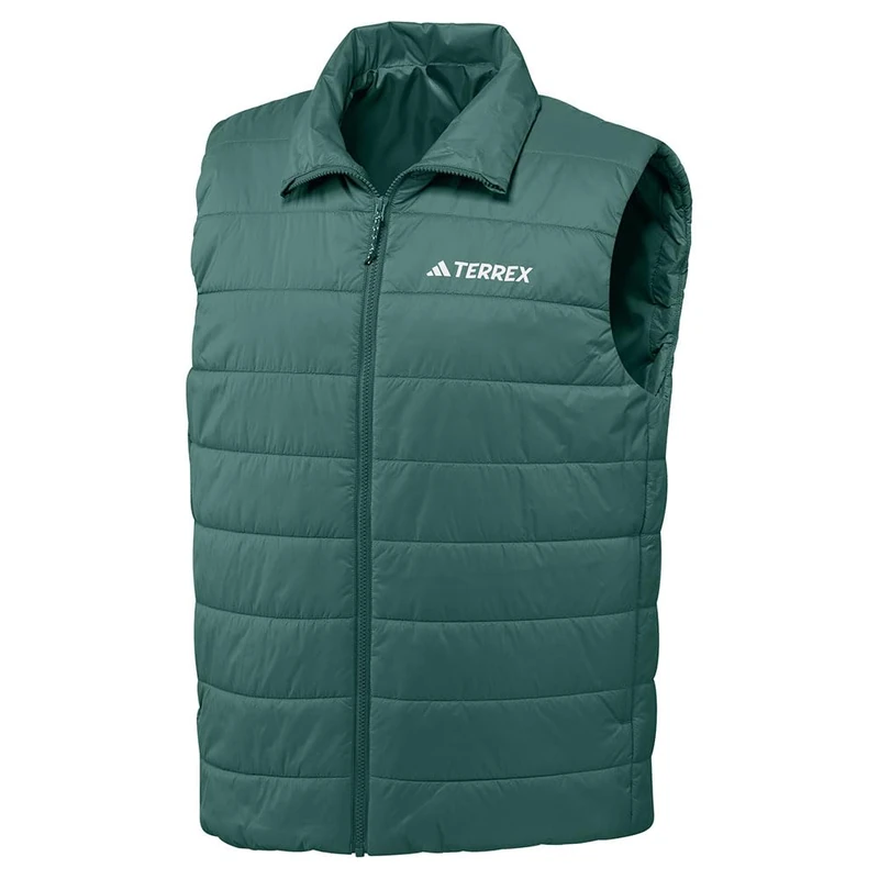 adidas Men's Terrex Multi Essentials CLIMAWARM Padded Vest, preloved teal, M