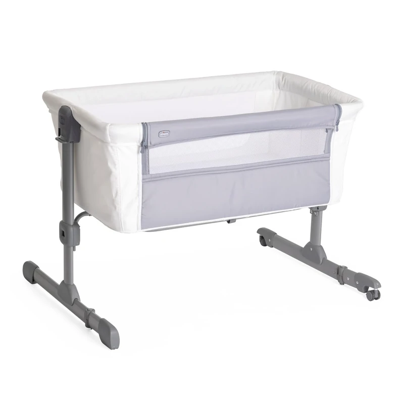 Chicco Next2Me Essential Baby Cot with Mattress and Wheels