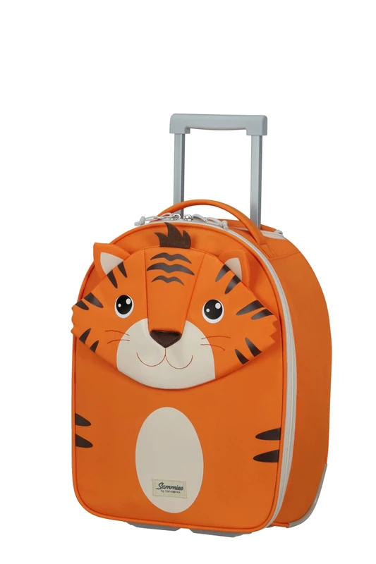 Samsonite Happy Sammies Eco - Upright XS Children's Luggage, 45 cm, 23 l, Orange (Tiger Toby)