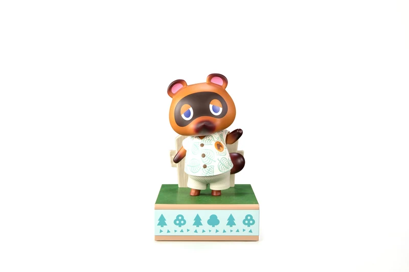 First 4 Figures - Animal Crossing: New Horizons - Tom Nook Statue - Painted PVC Statue - 22cm