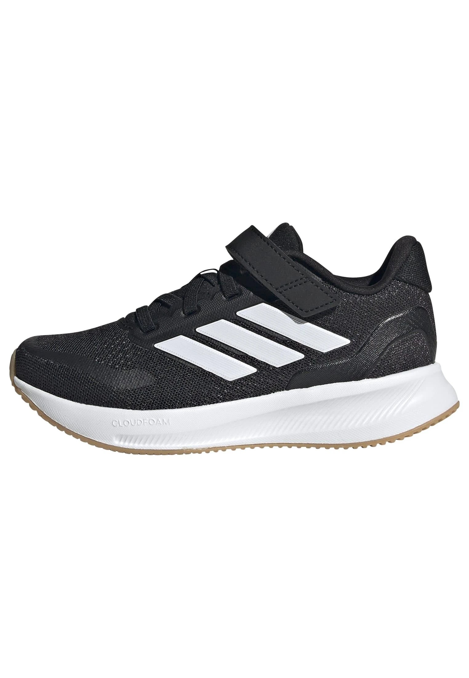 adidas Unisex Kids RUNFALCON 5 Shoes Kids, core Black/FTWR White/Gum 3, 2 UK