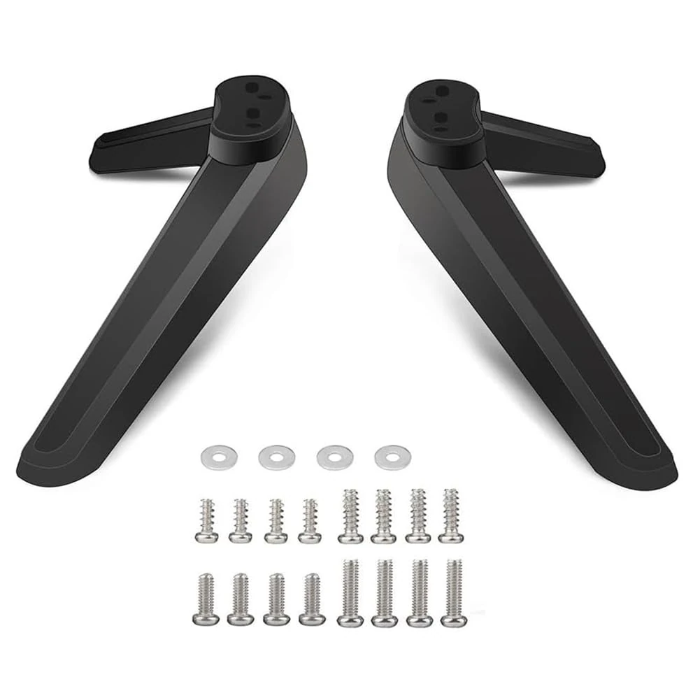 Persistence Universal TV Stand, Table Top TV Stand Base Replacement, TV Base Pedestal Feet TV Stand Mount Legs 17mm-20mm Easy to Use