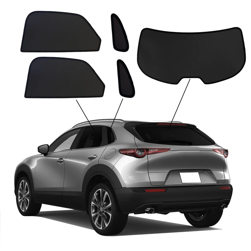 SunClip Privacy & Sun protection compatible with Mazda CX-30 (DM) 2019-