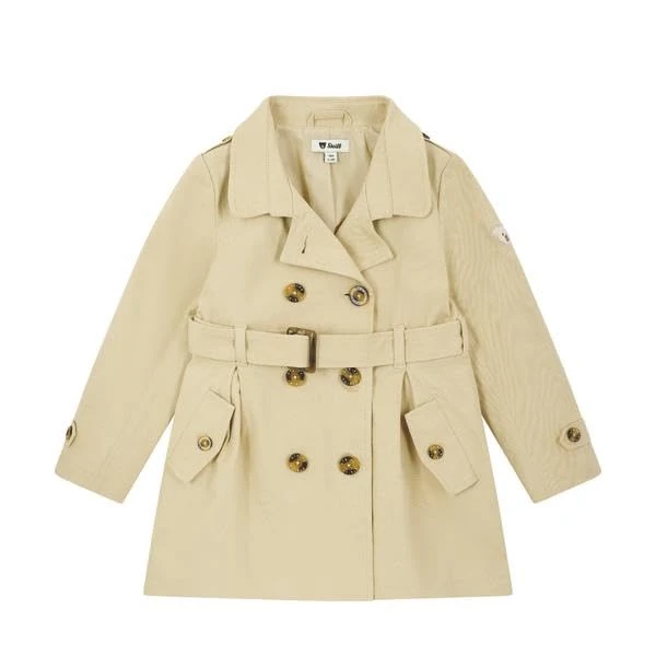 Steiff Girl's Mantel Coat, phale Khaki, 122