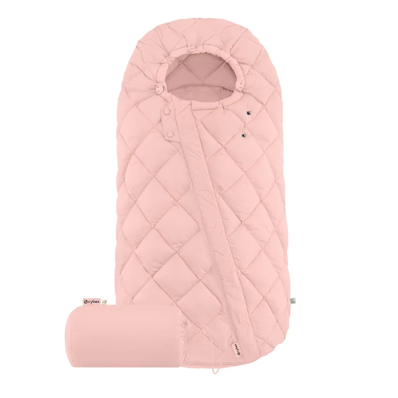 CYBEX Gold footmuff Snøgga 2, For pushchairs, For children ages 6 months to 3 years, TOG 4, Warm filling, Candy Pink (Pink)