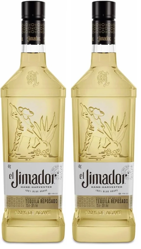 El Jimador Reposado Tequila, 70 cl (Pack of 2)