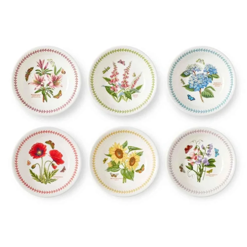 Portmeirion Botanic Garden Meadow Set of 6 Pasta Bowls