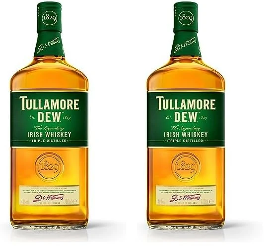 Tullamore DEW Irish Whiskey, 70cl (Pack of 2)