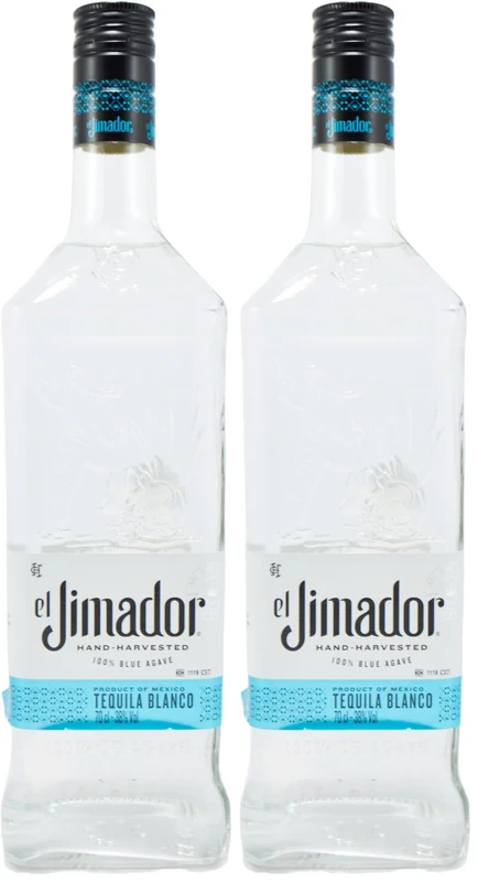 El Jimador Blanco Tequila, 70 cl (Pack of 2)