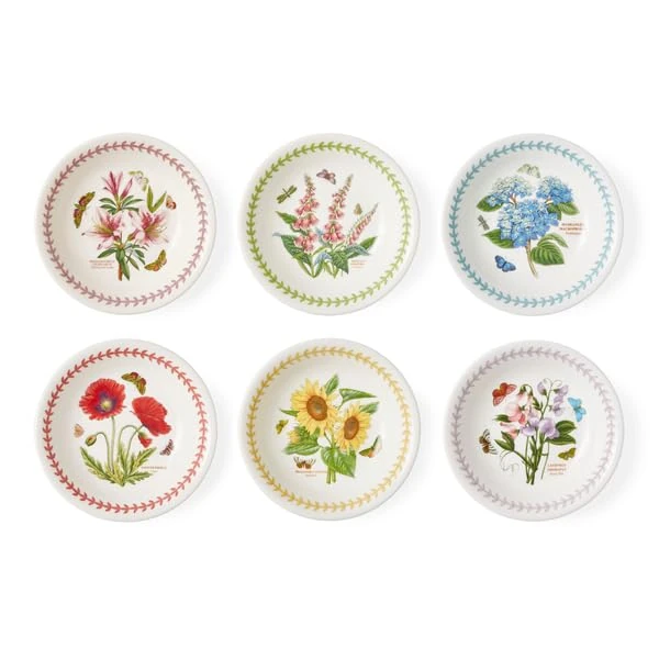Portmeirion Botanic Garden Meadow Set of 6 7" Bowls