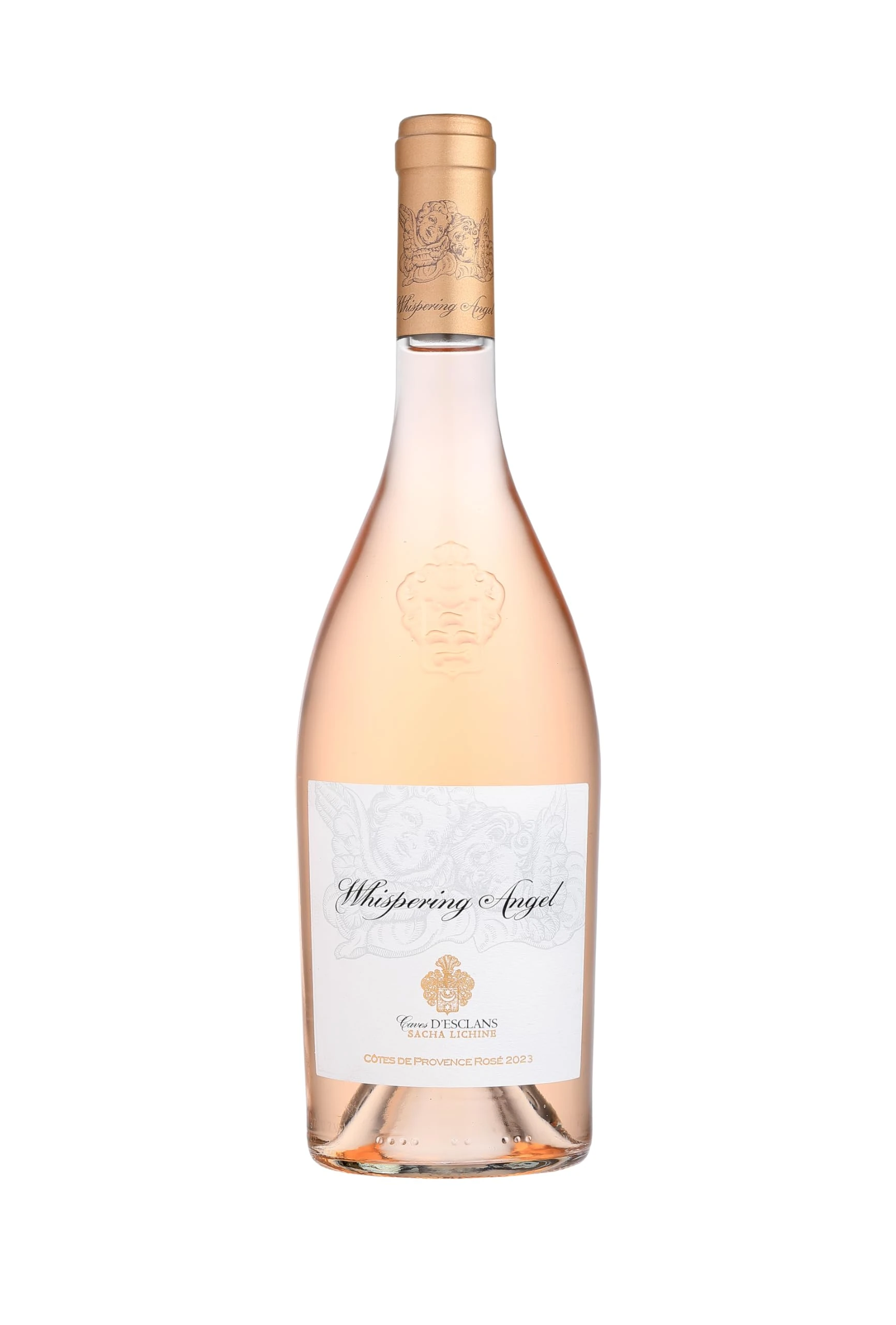 Whispering Angel by Caves d'Esclans, Côtes de Provence Rosé, 2023 Vintage, Bottle, 75cl (Pack of 6)