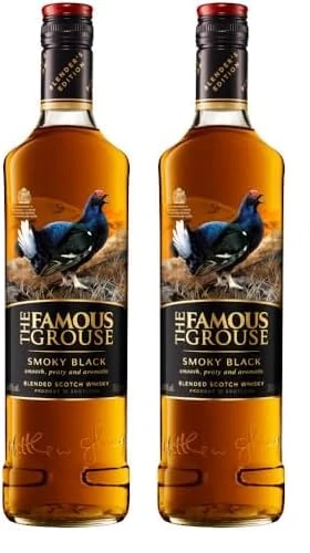 The Famous Grouse Smoky Black Blended Scotch Whisky, 70 cl (Pack of 2)