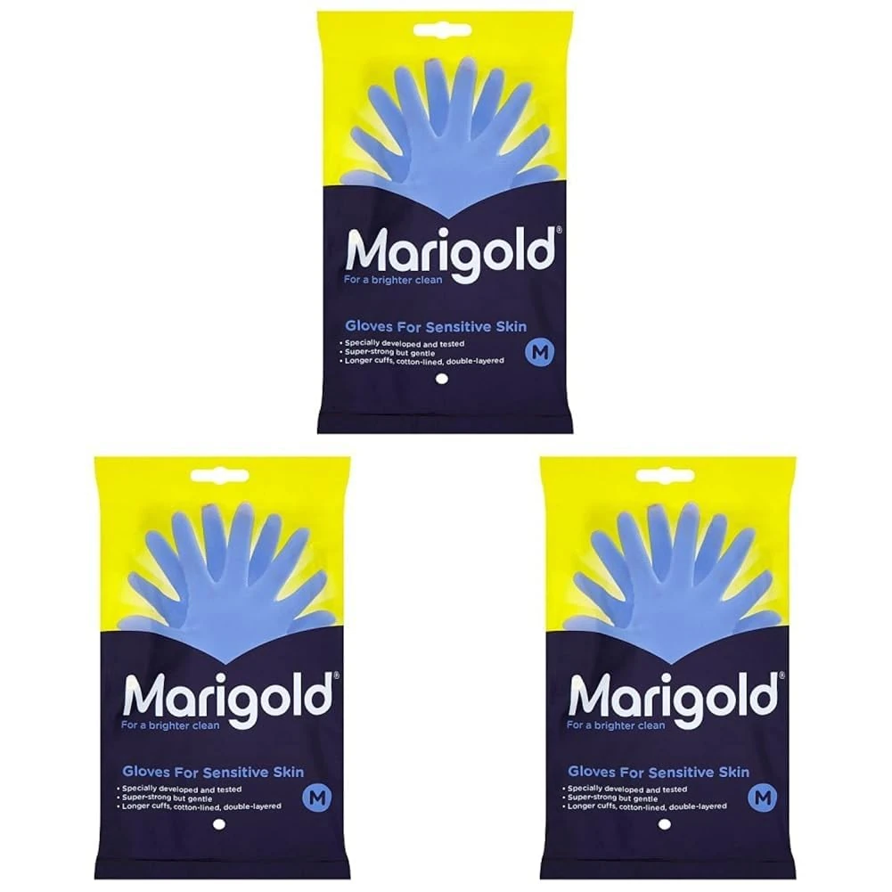 Marigold Gloves Sensitive Skin Medium (Pack of 3)