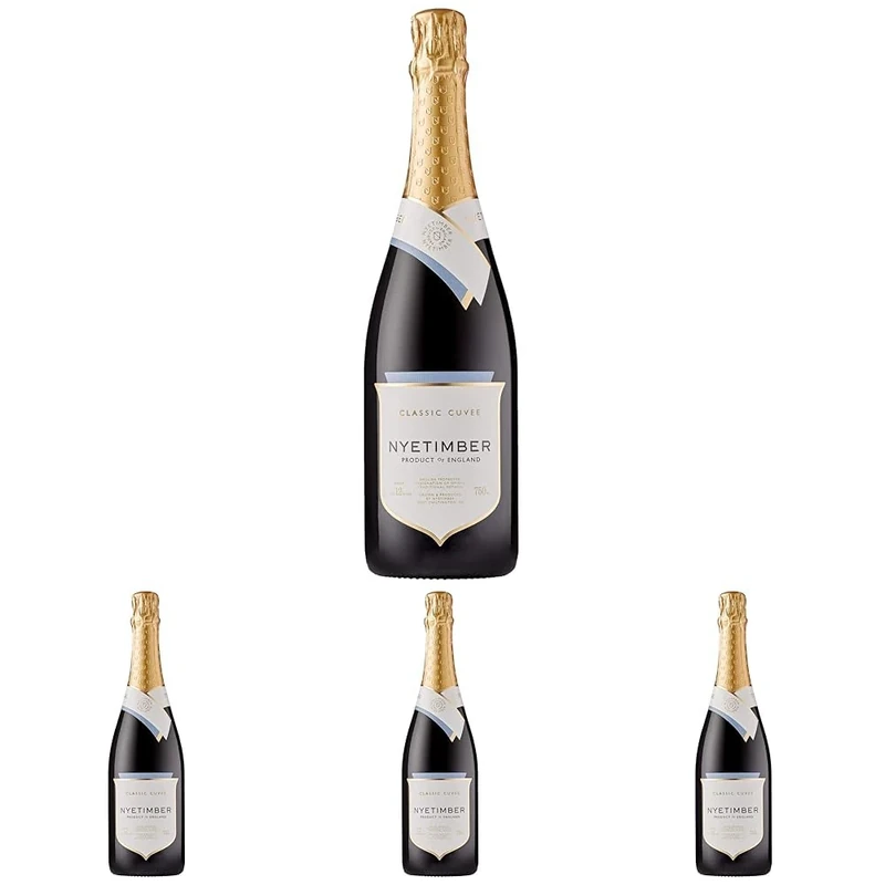Nyetimber Classic Cuvee Sparkling Wine, 75 cl (Pack of 4)