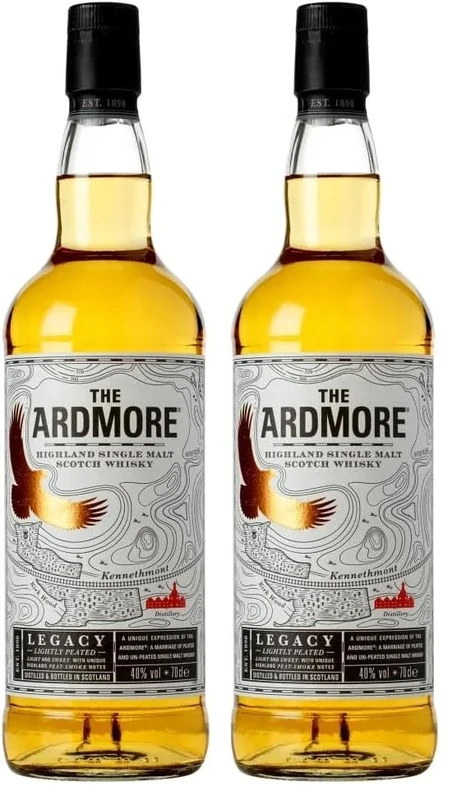The Ardmore Single Malt Scotch Whisky, 70cl (Pack of 2)