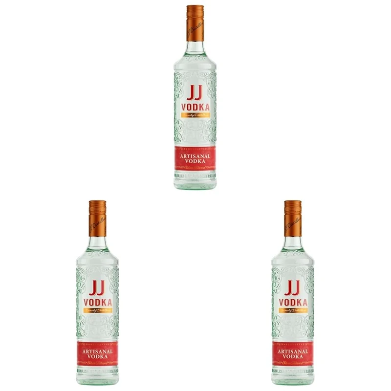 J.J Whitley Artisanal Vodka 1L, Packaging may vary (Pack of 3)