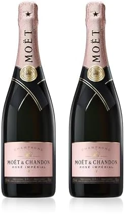 Moët & Chandon Rosé Impérial Champagne, 75cl (Pack of 2)