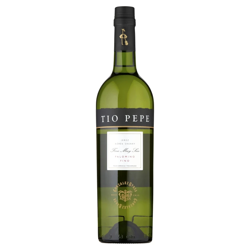 Tio Pepe Fino Sherry 75cl – vegan, customer favourite, ideal wine gift (Pack of 6)