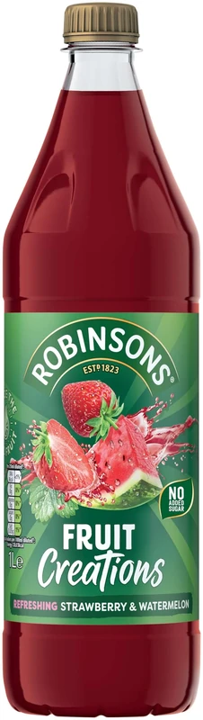 Robinsons Fruit Creations Strawberry & Watermelon Squash 1L (Pack of 6)