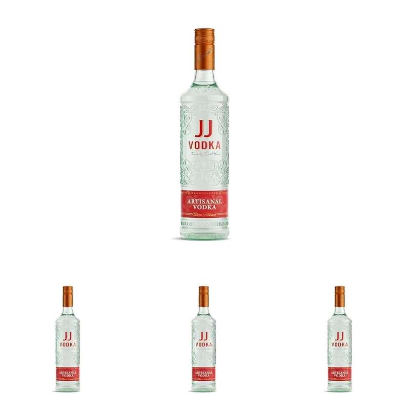 J.J Whitley Artisanal Vodka 70cl (Pack of 4)