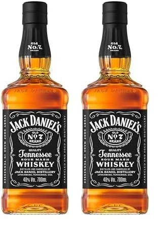 Jack Daniel's Tennessee Whiskey, 70cl (Pack of 2)