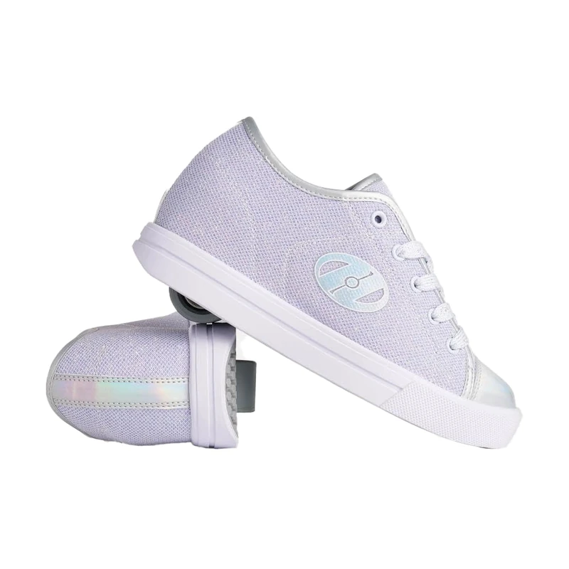 Heelys Classic Em (HE00072040) Shoe, Silver/White/Grey, 6