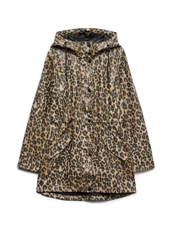 VERO MODA Women's Vmmalou Coated Printed Jacket Noos, Irish cream., L