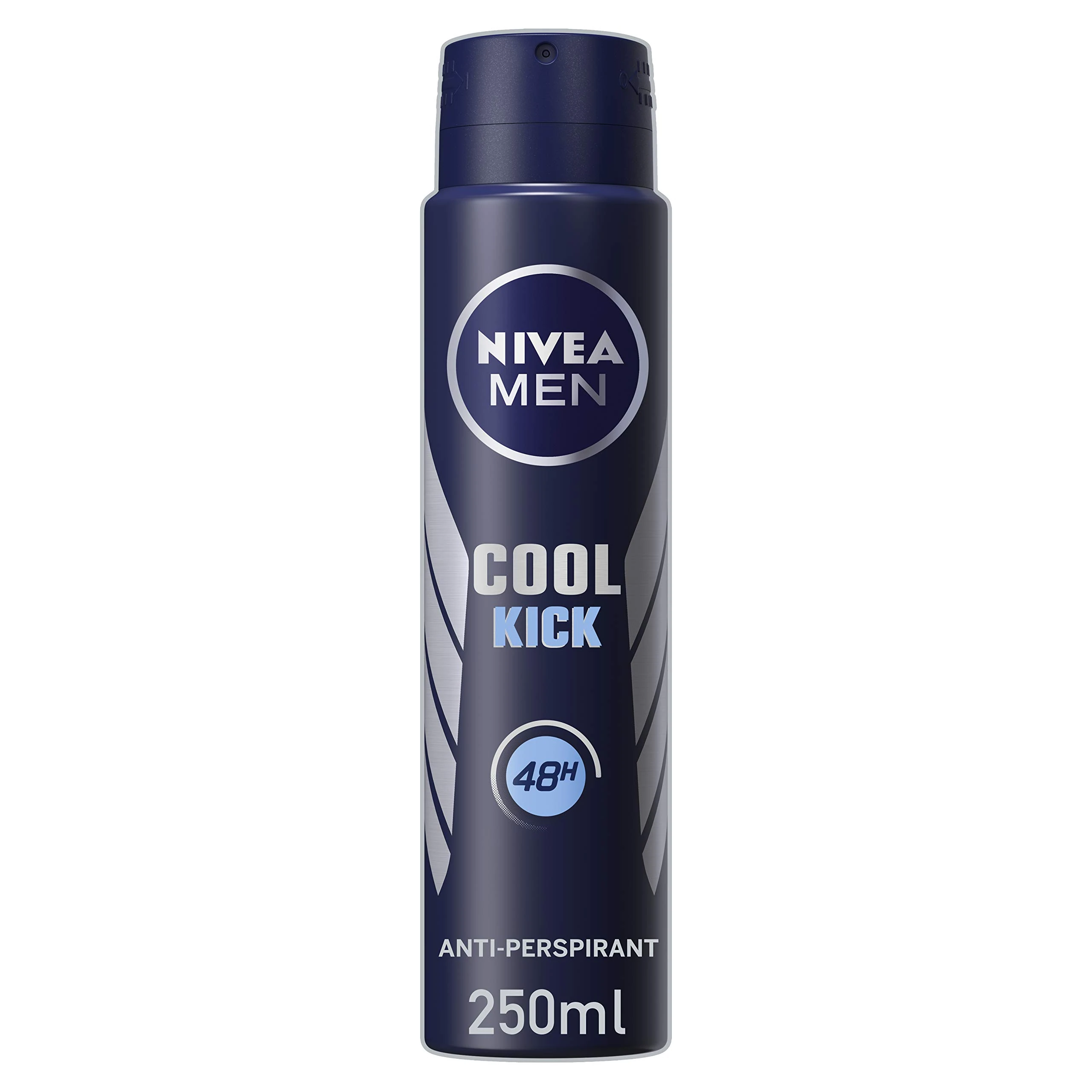 Nivea Men Cool Kick Anti-Perspirant Deodorant Spray, 250ml (Pack of 6)