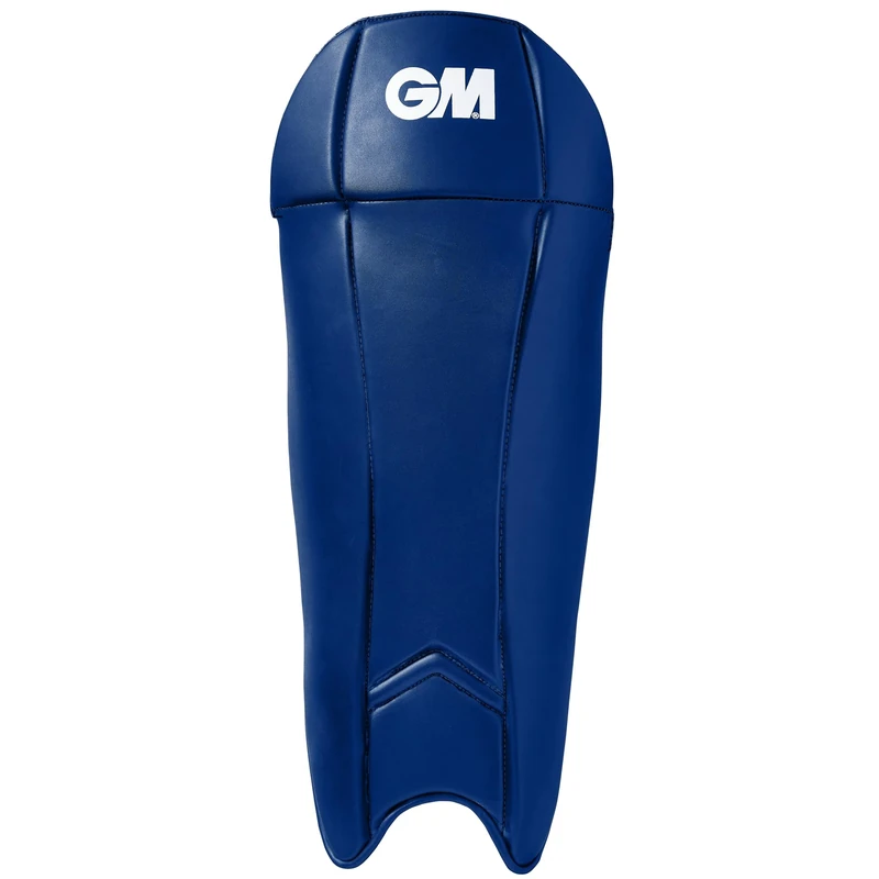 GM | Cricket Wicket Keeper Keeping Pads | Maxi 606 | PVC Facing with Dual Layer Foam Face Filling | Mesh Instep | Adult | Approx 1.065 kg per Pair | 1 Pair | Navy with GM Logo | Gunn & Moore