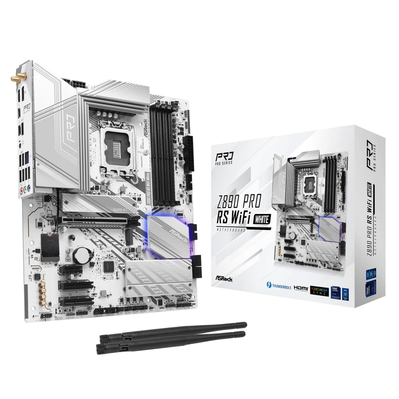 ASRock Z890 Pro RS WiFi White 1851 ATX DDR5 Retail - Image 1