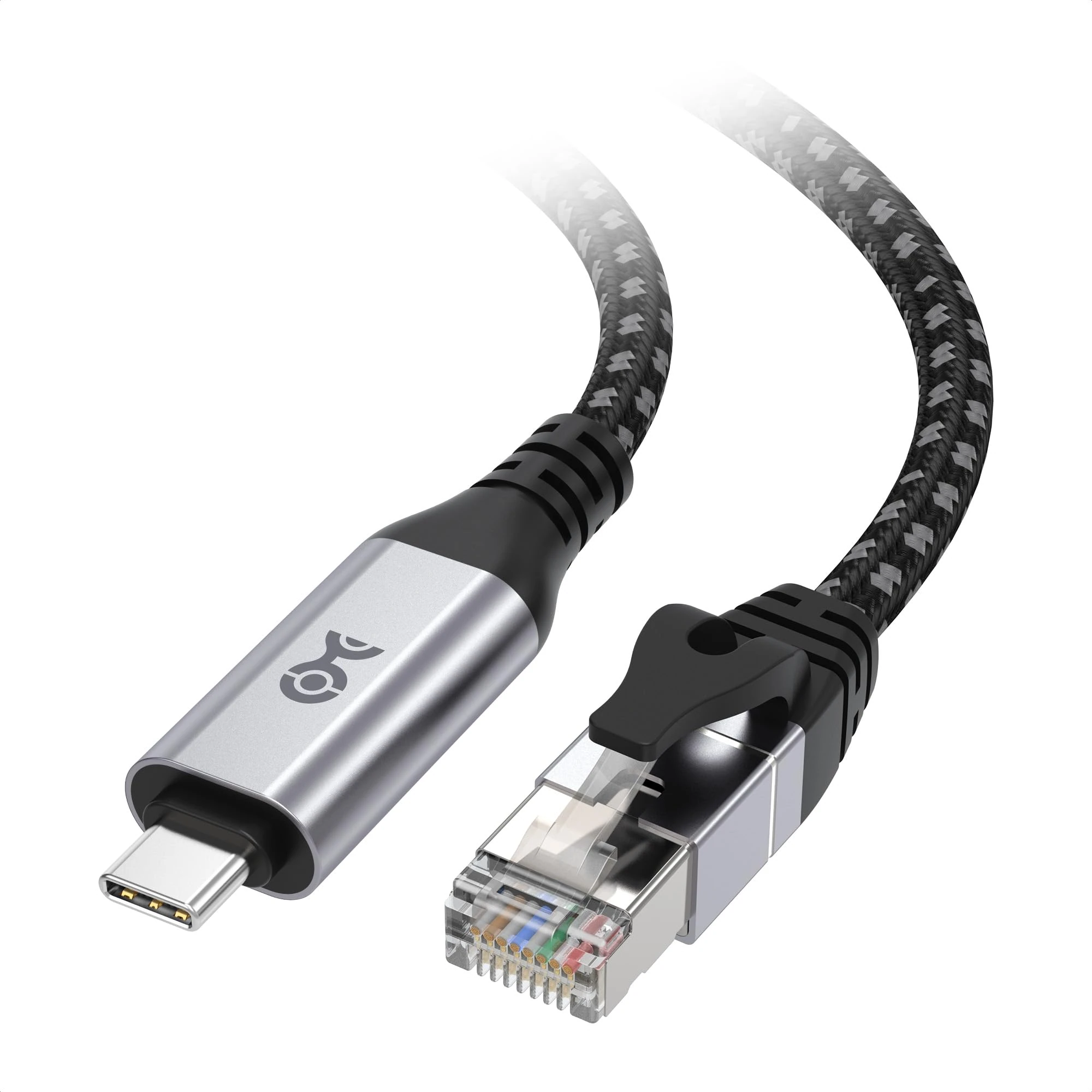Cable Matters Plug & Play USB C to Gigabit Ethernet Cable 1.8m – Direct USB-C to Ethernet Connection, Thunderbolt 4/5 Compatible, Ideal for MacBooks, Laptops, and USB4 Devices