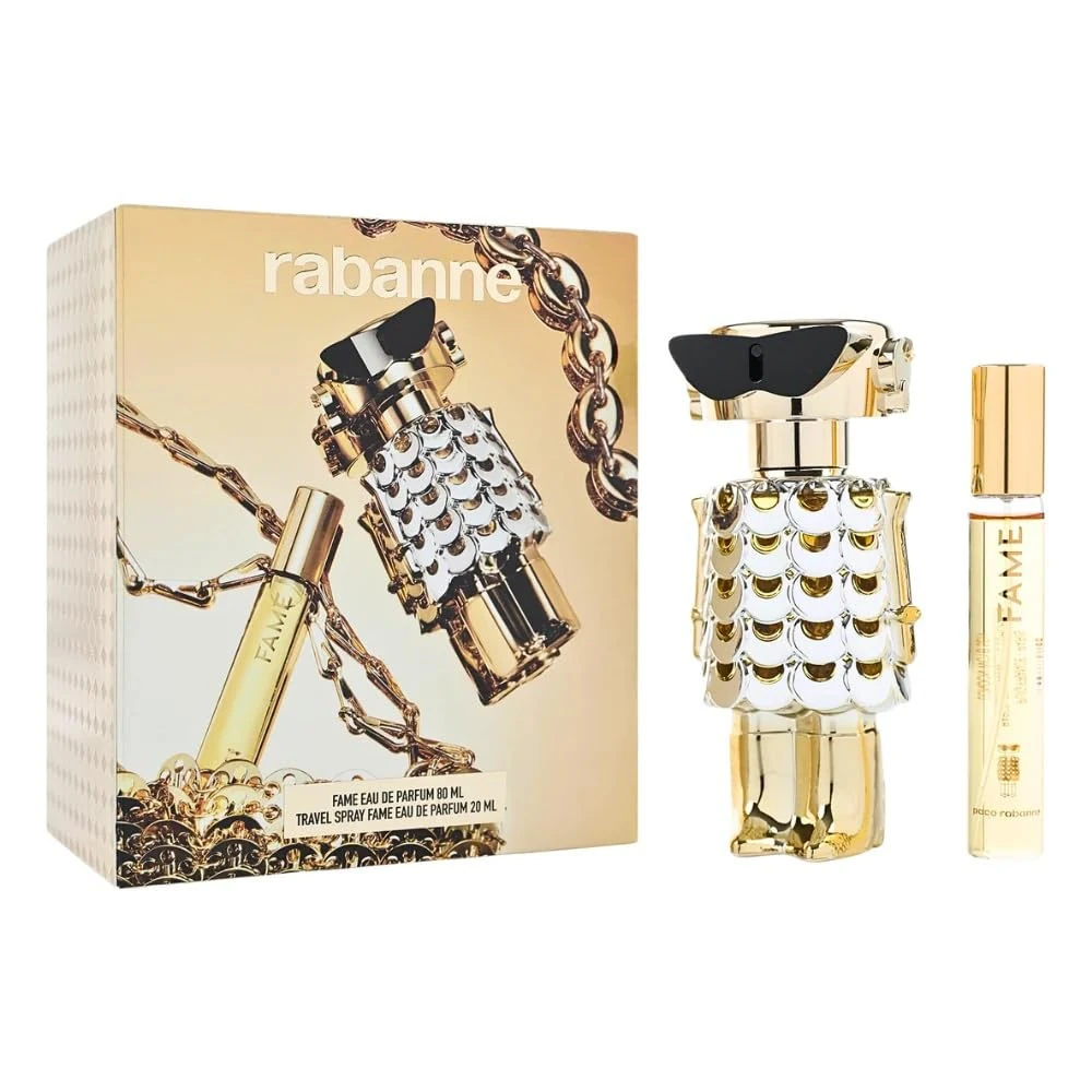 Paco Fame Set: Edp Spray 80ml + Edp Spray 20ml