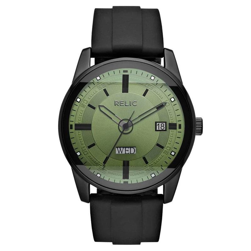 RELIC Men's Rylan Three-Hand, Blue Stainless Steel Watch, ZR77281