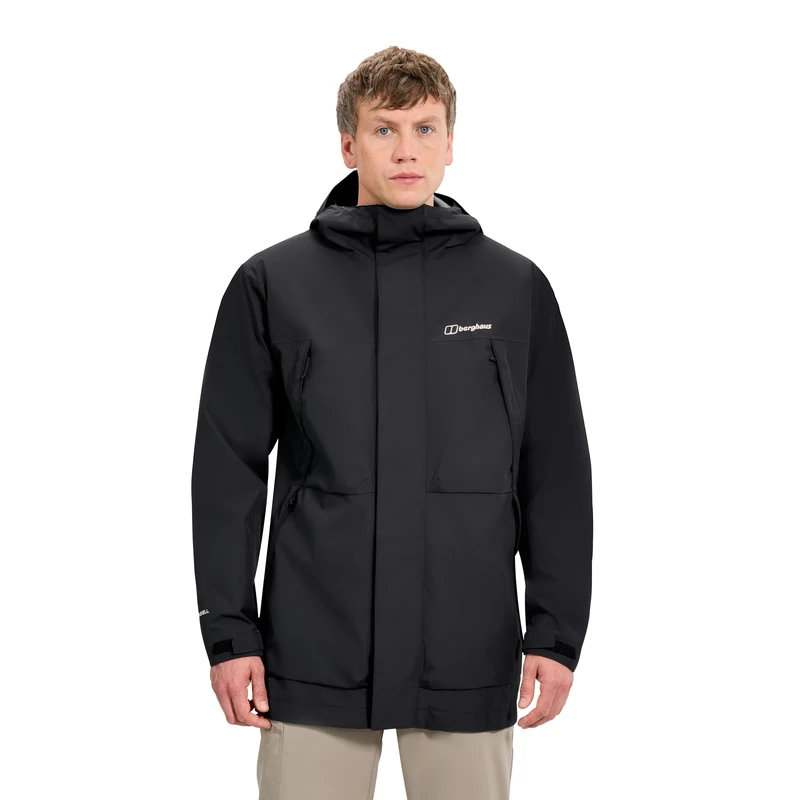 Berghaus Men's Wansbeck Parka, Jet Black, L