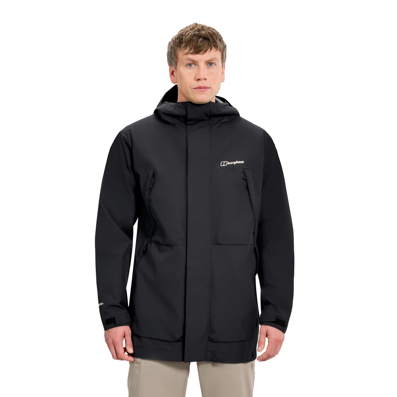 Berghaus Men's Wansbeck Parka, Jet Black, S - Image 1